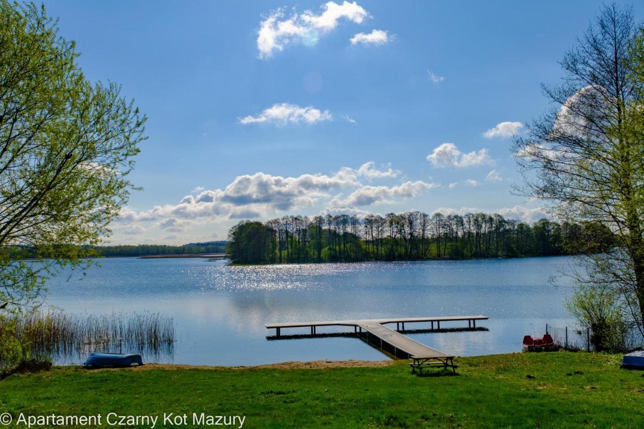 Czarny Kot Mazury Dom Caloroczny Villa Malkinie Exteriör bild