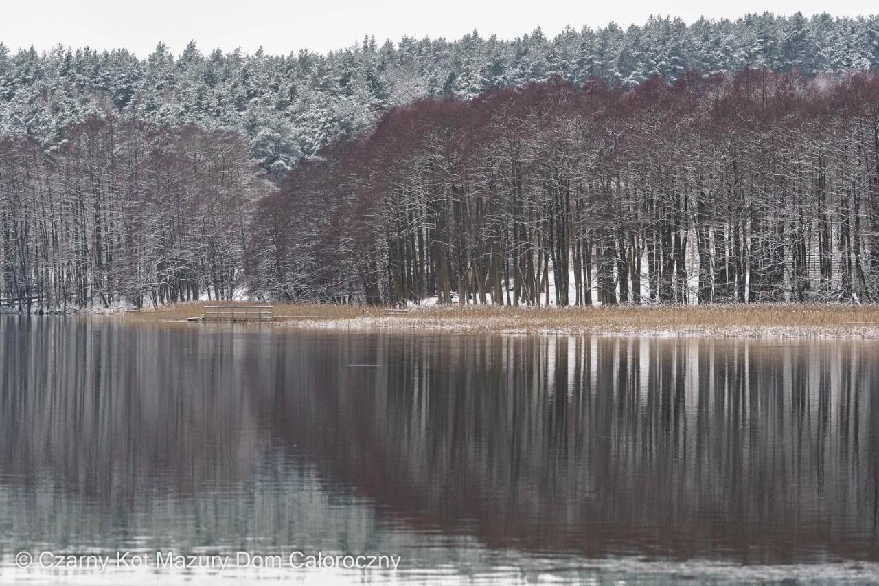 Czarny Kot Mazury Dom Caloroczny Villa Malkinie Exteriör bild