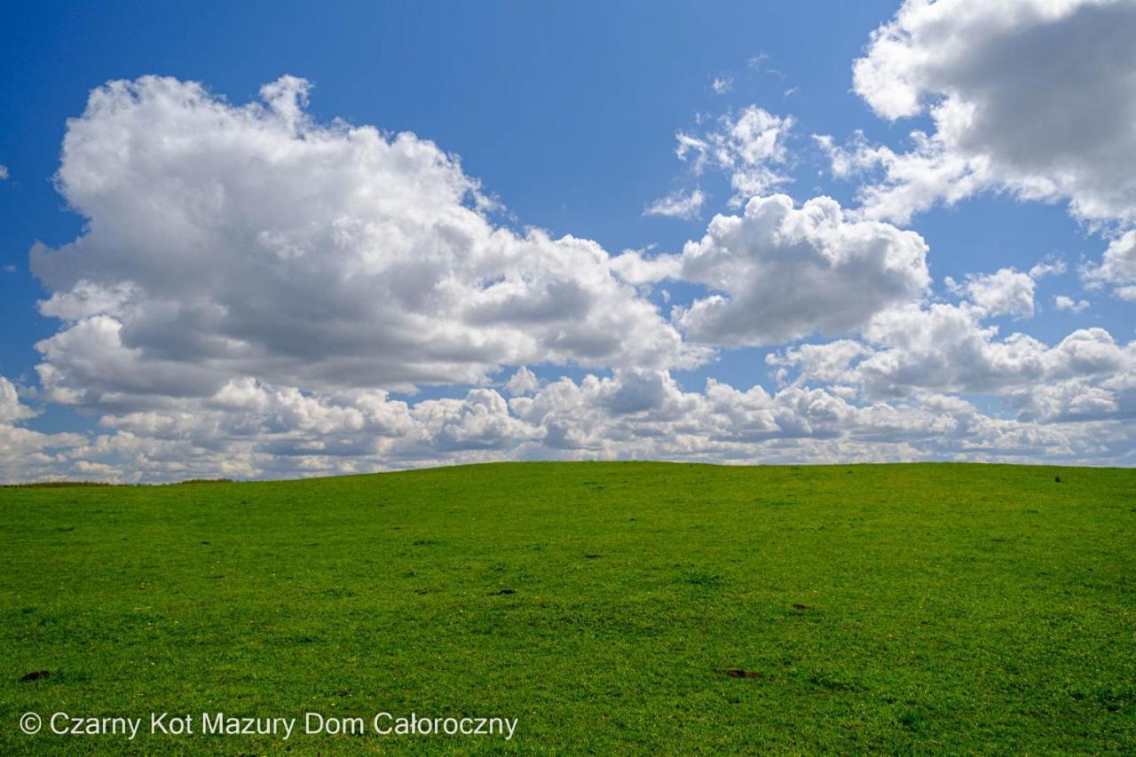 Czarny Kot Mazury Dom Caloroczny Villa Malkinie Exteriör bild